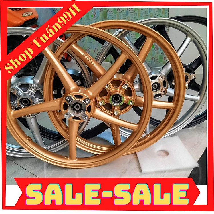 Mâm 5 cây Xmode dành cho Exiter 150-155 bản 1.4 và 1.6 đĩa trước 4 lỗ