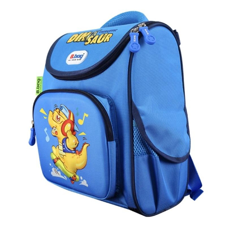 Balo chống gù B.bag Genius Box F2-Dinosaur B-12-109 (Xanh đậm) - Ảnh 3