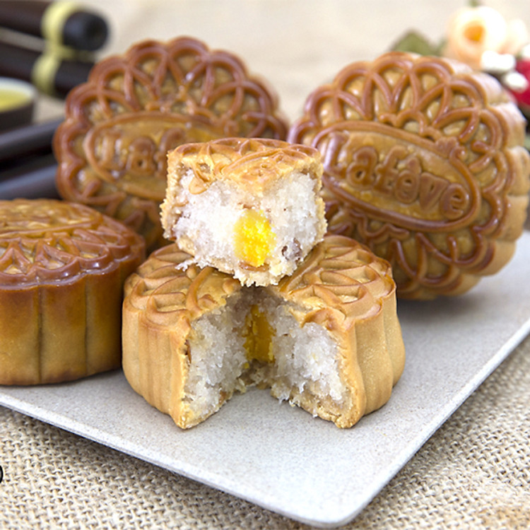 Lafeve Bakery - E Voucher Hộp 04 Bánh Trung Thu Cao Cấp 160g/ Bánh Mã A4B-L8