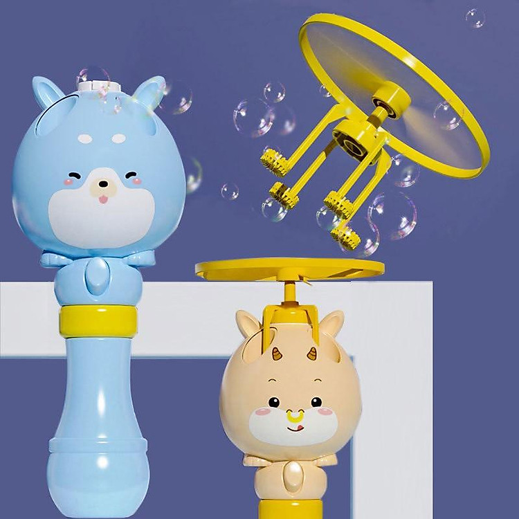 Máy bắn bong bóng xà phòng chong chóng bay trên không trung