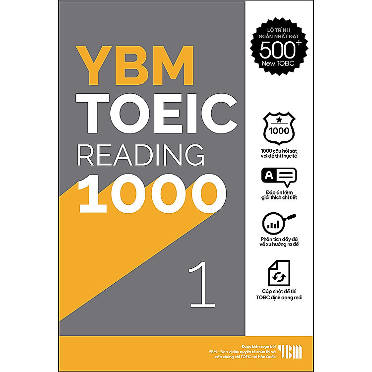 YBM Toeic Reading 1000 - Vol 1 - Tái bản mới nhất - Ảnh 4