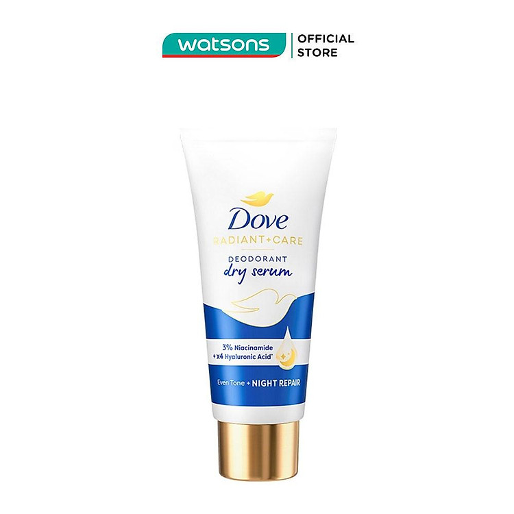 Kem Khử Mùi Dove Radiant + Care Deodorant Dry Serum 40ml