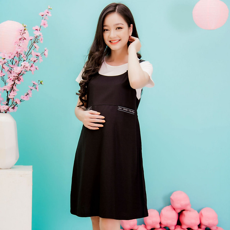 Đầm Bầu Yếm Công Sở Xinh Emum