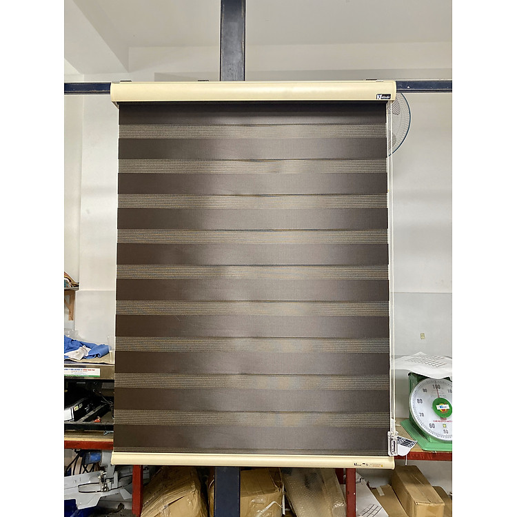 RÈM CẦU VỒNG HÀN QUỐC LZ64 NÂU ĐEN NGANG 1M2 CAO 1M5