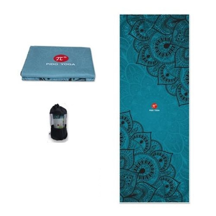 Khăn trải thảm YOGA chống trơn trượt Cao Cấp - Tặng kèm túi đựng
