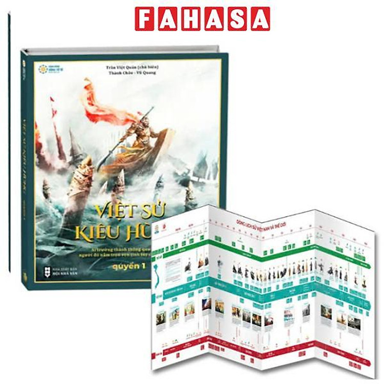 Sách - Việt Sử Kiêu Hùng - Quyển 1 - Bìa Cứng (Tái Bản 2025) - Tặng Kèm Tranh Việt Sử 4000 Năm (Tái Bản 2025)