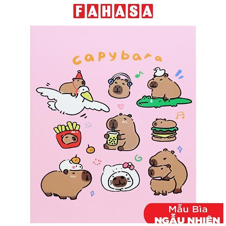 Tập Học Sinh Capybara – 4 Ôly (96 trang, 100gsm)