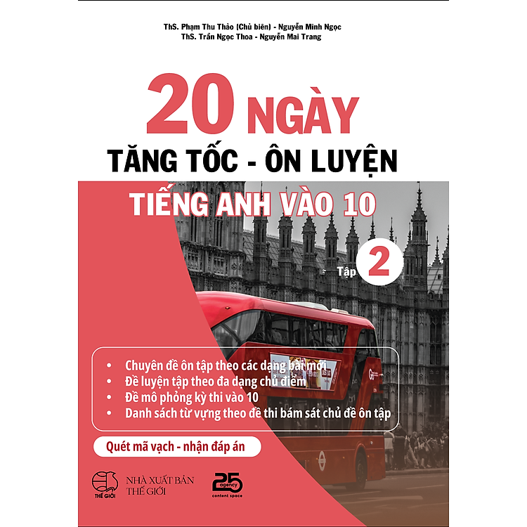 20 Ngày Tăng Tốc – Ôn Luyện Tiếng Anh Vào 10 (Tập 2)