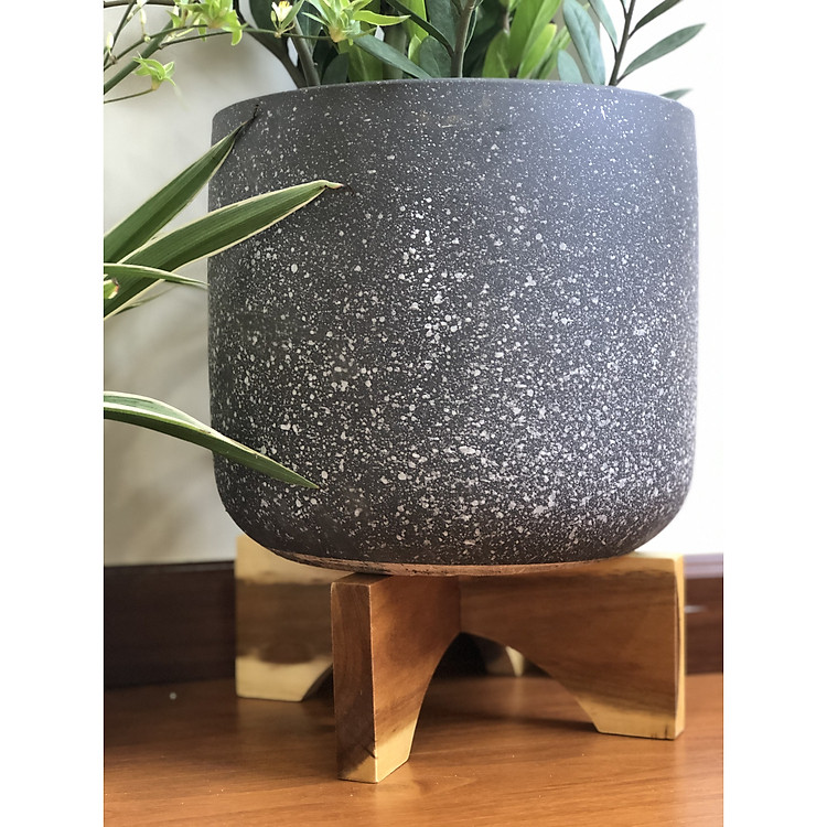 Đôn gỗ để chậu cây