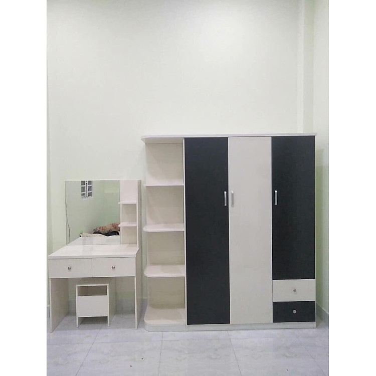 Tủ quần áo nhựa Juno Sofa kèm bàn trang điểm thông minh