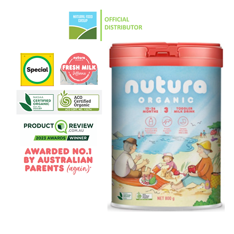 Sữa công thức Hữu cơ Nutura số 3 Chính hãng Ưu đãi