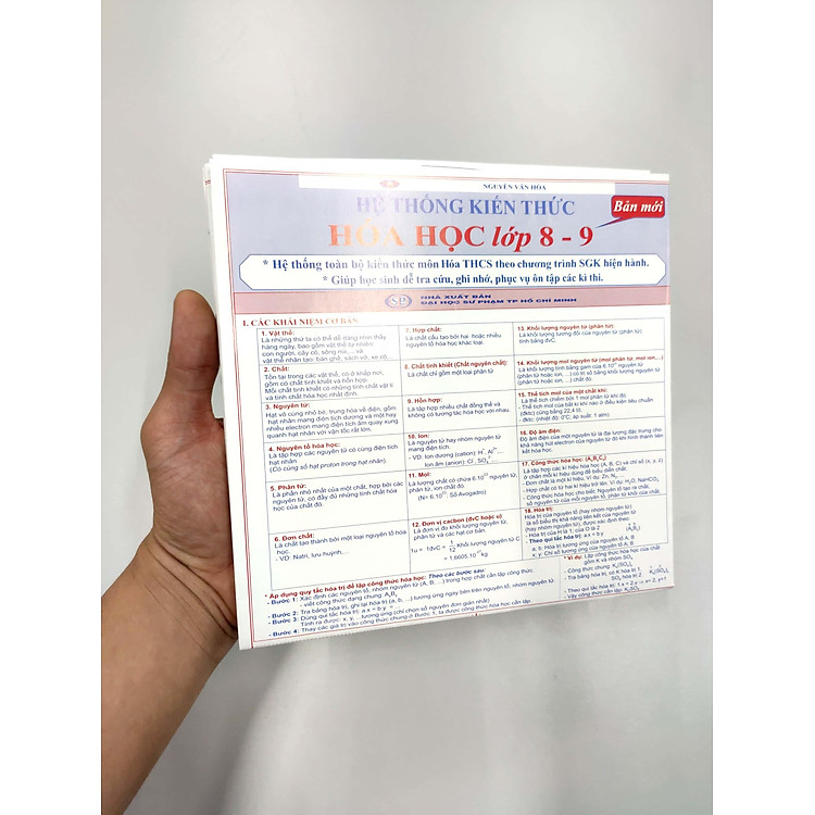 Hệ Thống Kiến Thức Hóa Học 8-9 - Ảnh 4
