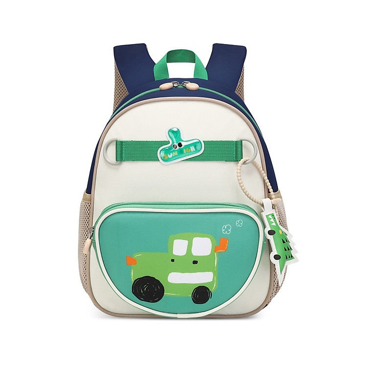 Balo mẫu giáo SUN EIGHT 22210 – Ô tô xanh