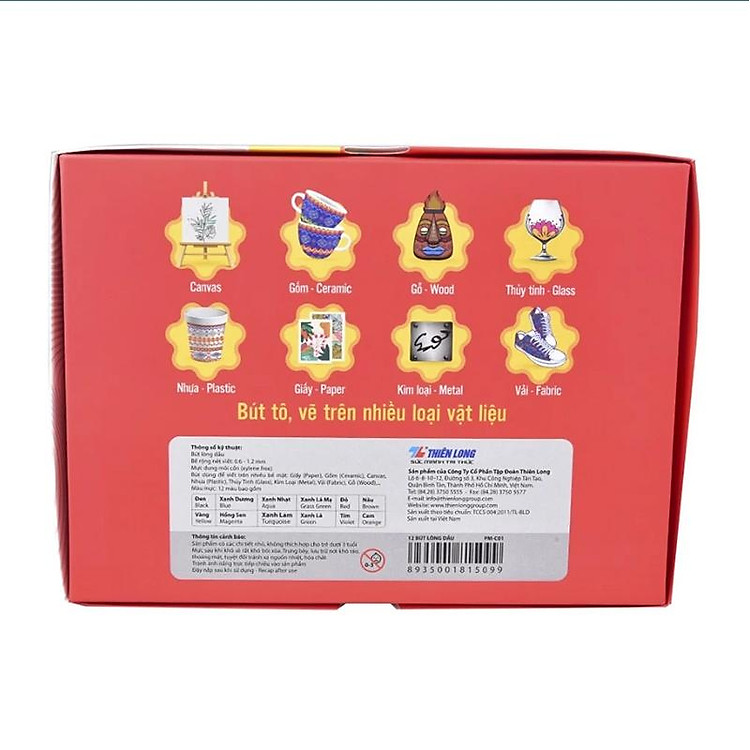 Hộp Bút Lông Dầu Colokit PM-C01 (12 màu) - Ảnh 5