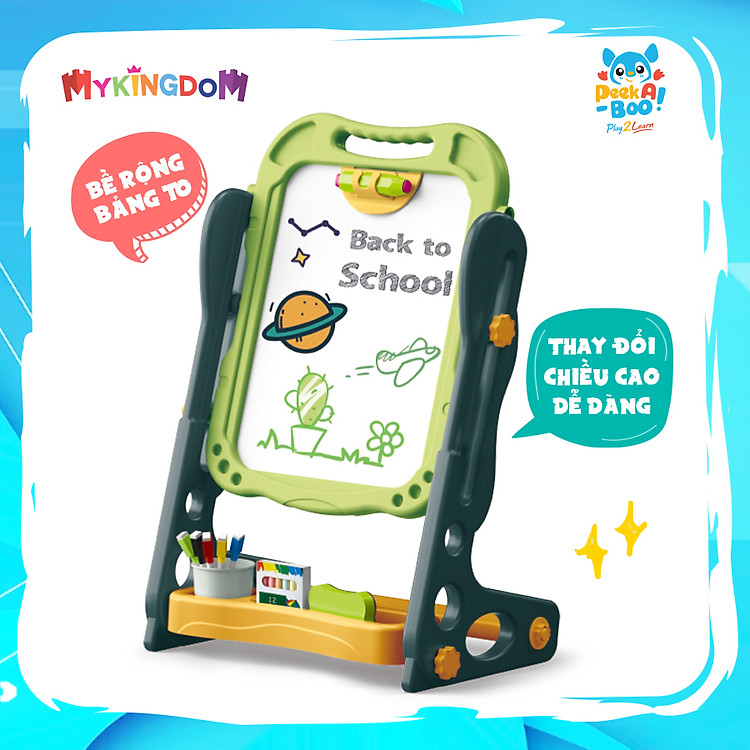 Bảng Vẽ Đa Năng Xanh PEEK A BOO Chính hãng Giá tốt - Hình ảnh 4