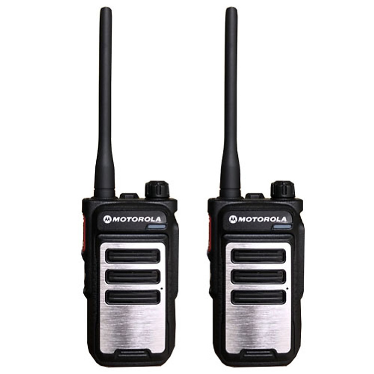 Bộ 2 Máy Bộ Đàm Motorola CP282 + 2 Tai Nghe - Hàng Chính Hãng