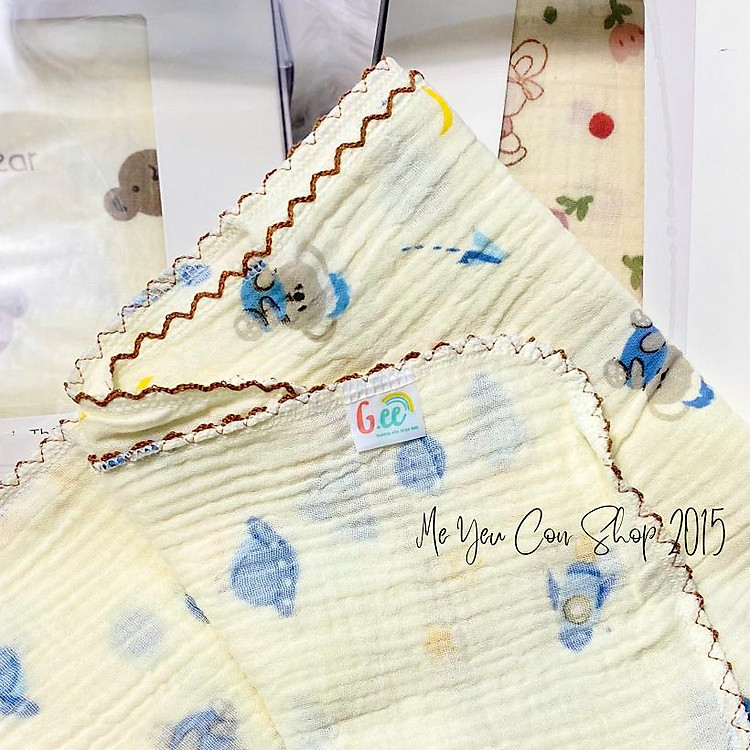 Mua Khăn tắm xô Muslin Gee 100% cotton Chính hãng Giá tốt - Hình ảnh 4