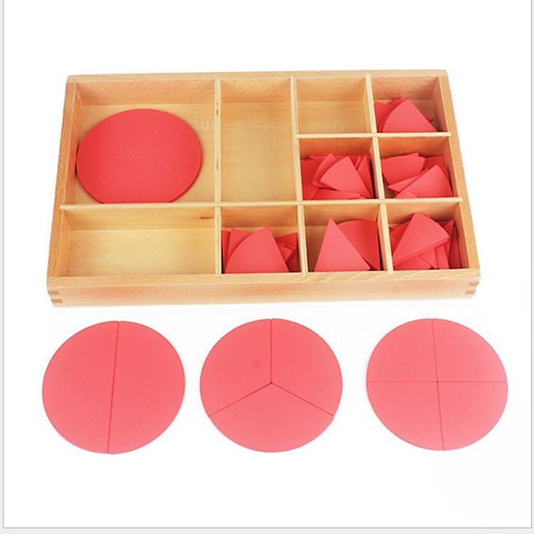 Bộ giáo cụ Montessori ghép hình tròn - TotdepreHH1054