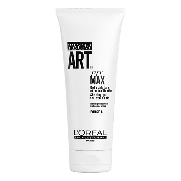 Gel L’Oréal Tecni.Art Fix Max Force 6 Extra Hold định hình giữ nếp tóc siêu cứng 200ml