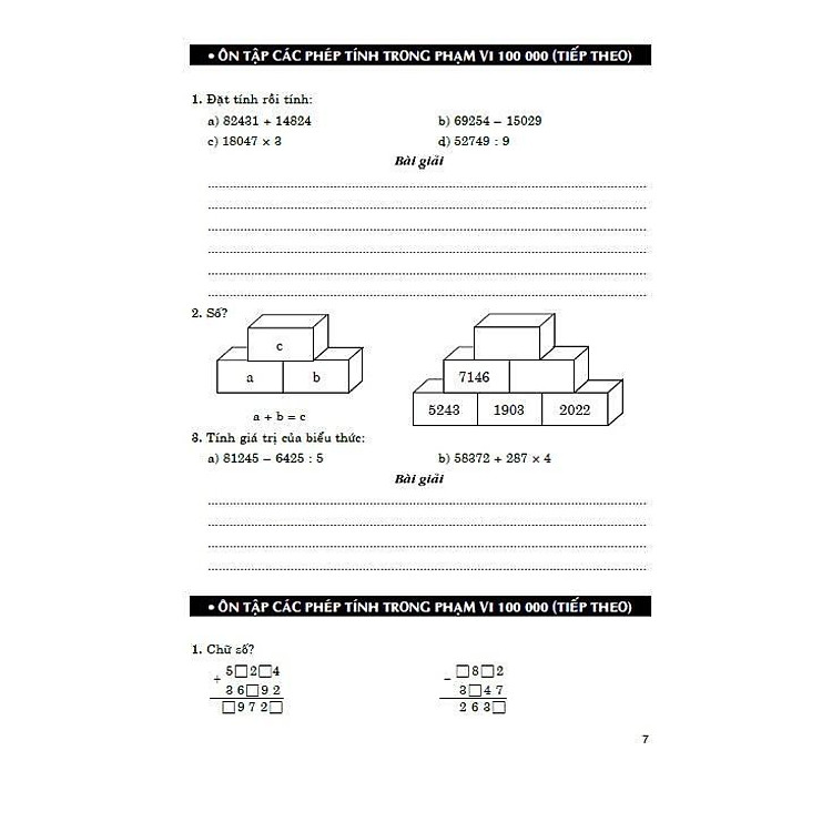 Vở Bài Tập Nâng Cao Toán Lớp 4 - Bám Sát SGK Kết Nối Tri Thức Với Cuộc Sống (Tập 2) - Ảnh 4