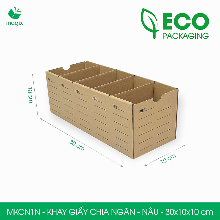 Khay Đựng Đồ Linh Kiện Văn Phòng Phẩm MKCN1N (30x10x10 cm, 20 khay)