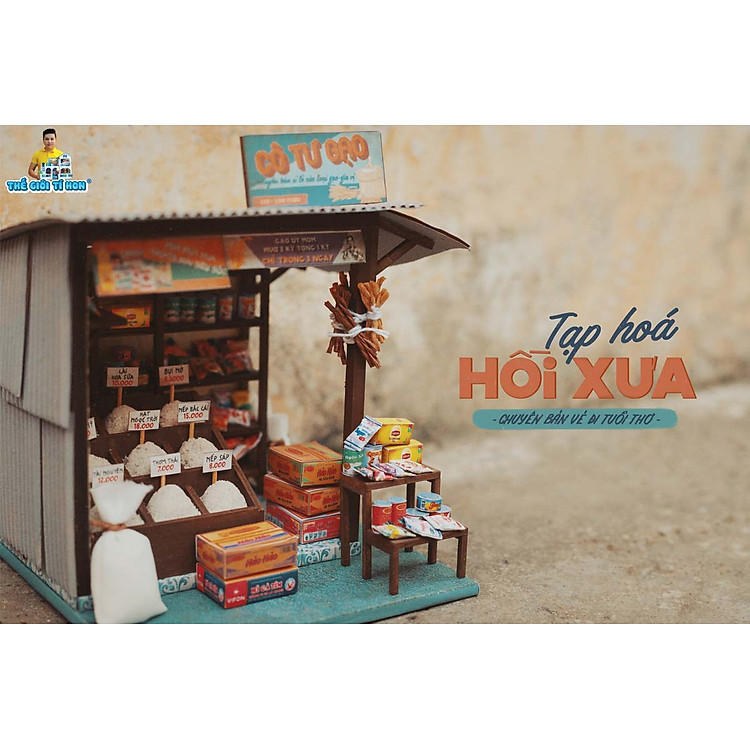 Mô Hình Sài Gòn Xưa - Tiệm Gạo Chính hãng Ưu đãi - Hình ảnh 3
