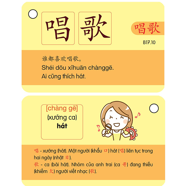 Flashcard Tiếng Trung Hán Ngữ 1 + 2 - Ảnh 7