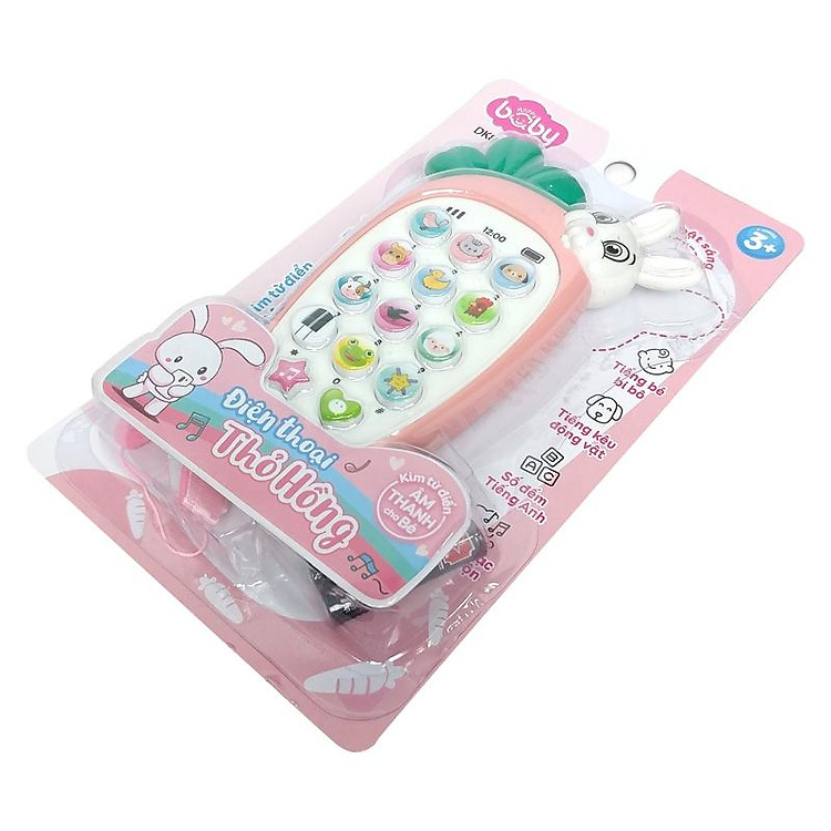 Đồ Chơi Thỏ Hồng Kim Âm Thanh Chính hãng Giá tốt - Hình ảnh 2