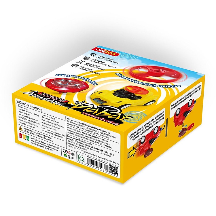 Đồ Chơi Duka: Con Quay & Đĩa Bay Chính hãng Ưu đãi - Hình ảnh 3