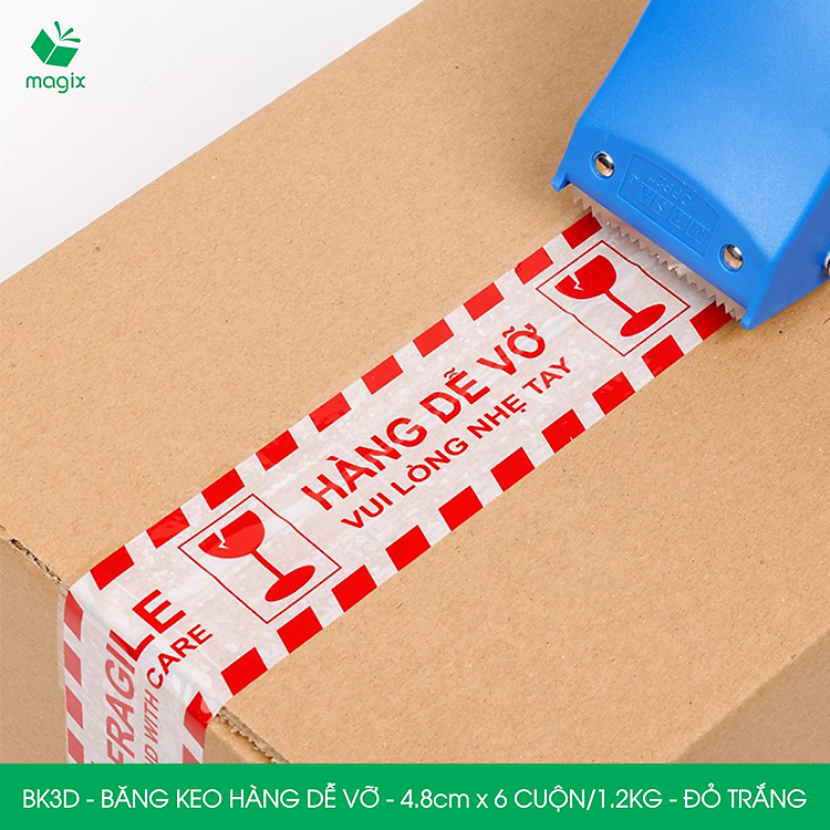 Băng keo niêm phong (4.8 cm, 6 cuộn) - Ảnh 5