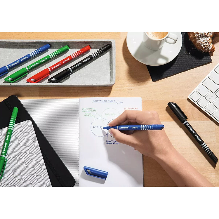 Bộ Bút Kỹ Thuật STABILO SENSOR F 0.3mm (6 màu) - Ảnh 5