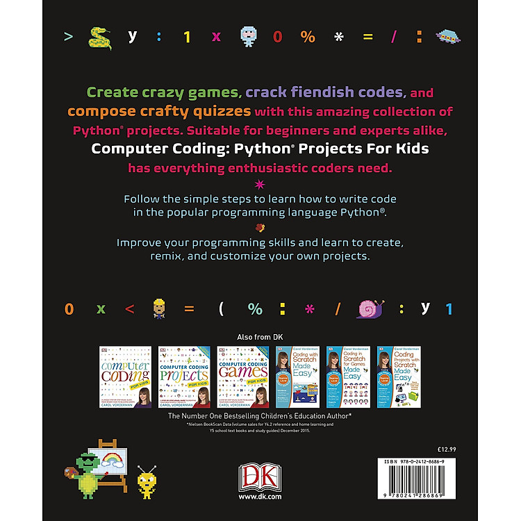 Computer Coding Python Projects for Kids: A Step-by-Step Visual Guide - Ảnh 7