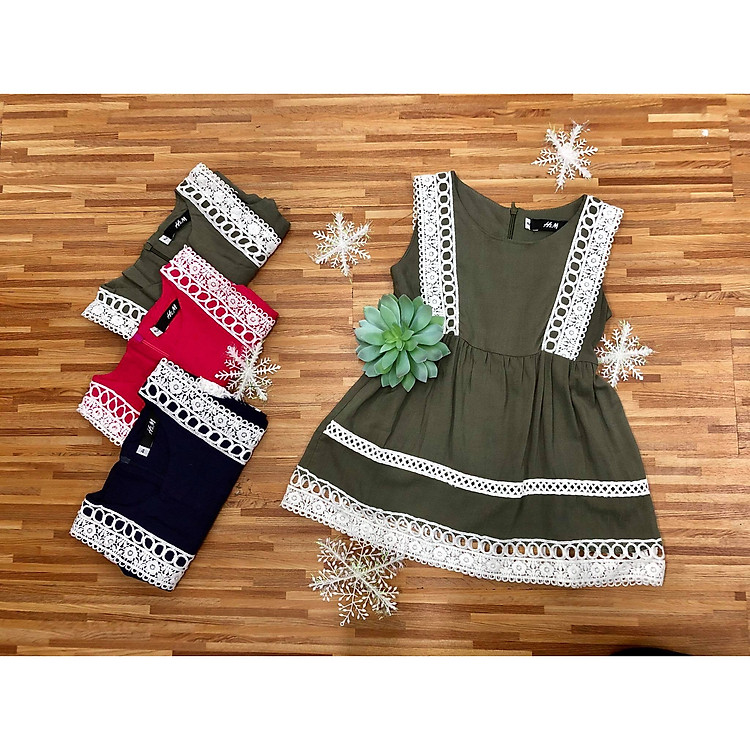 ĐẦM LINEN BÉ GÁI