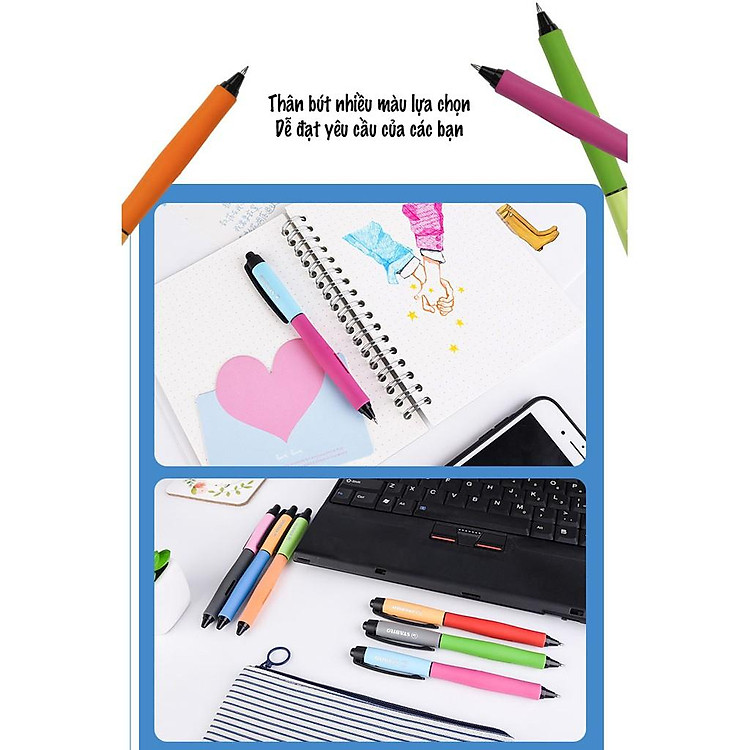 Bút bi gel STABILO Palette 268 F 0.7mm (Hộp 10 chiếc) - Ảnh 6