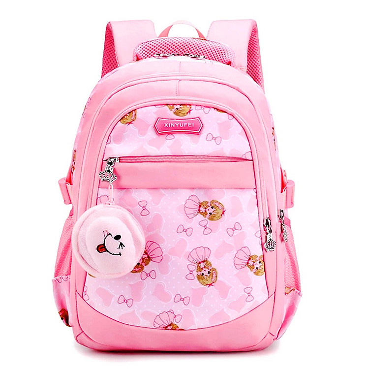 Balo học sinh hình công chúa xinh xắn phù hợp cho bé gái 6-10 tuổi – B009