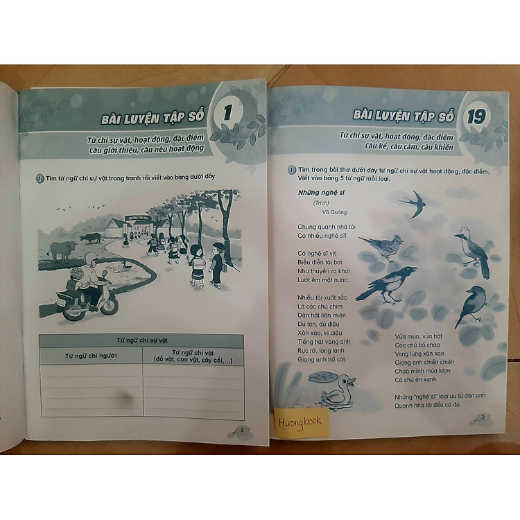 Vở Luyện Từ và Câu Lớp 3 - Tập 1 + 2 (Theo Chương Trình Giáo Dục Phổ Thông 2018) - Ảnh 2