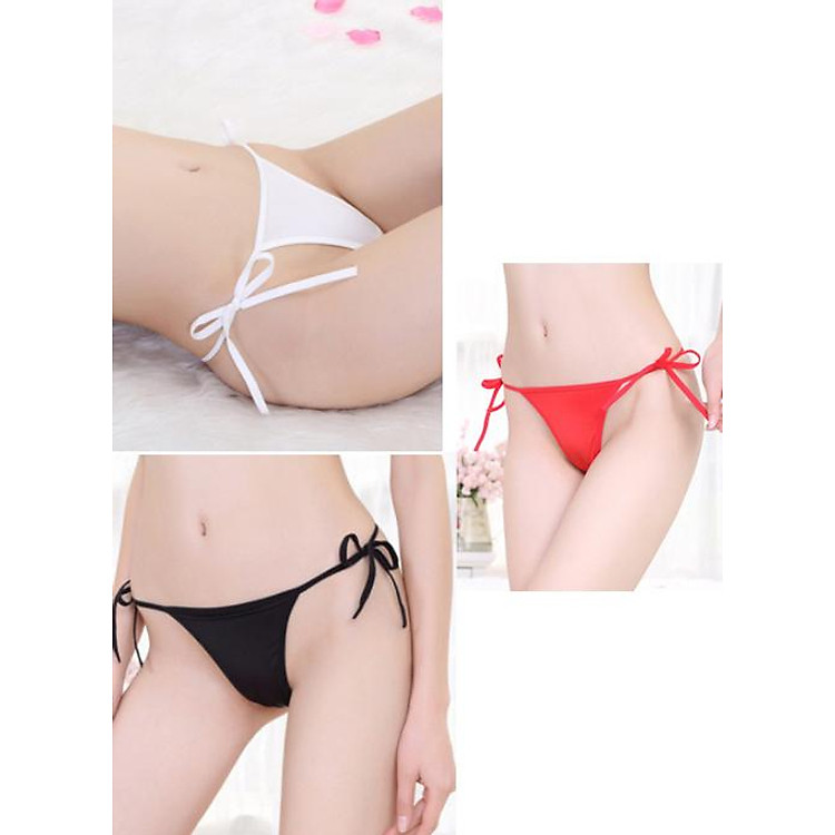 Combo 3 quần lót buộc dây trơn lọt khe