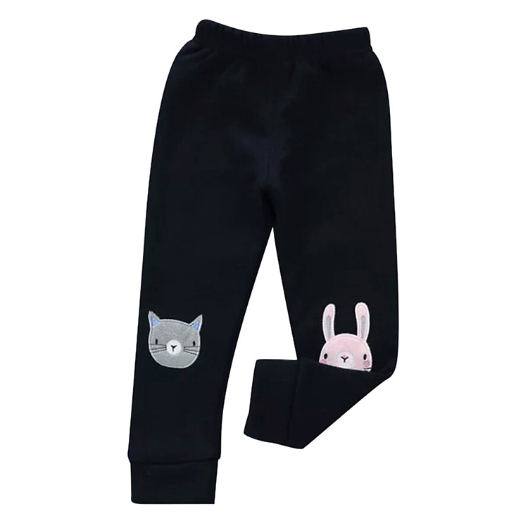 Quần Thêu Mèo Thỏ BONCHOP QBG-7585629ĐEN