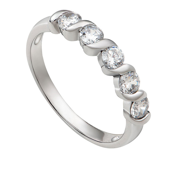 Nhẫn bạc PNJSilver đính đá 11002.100