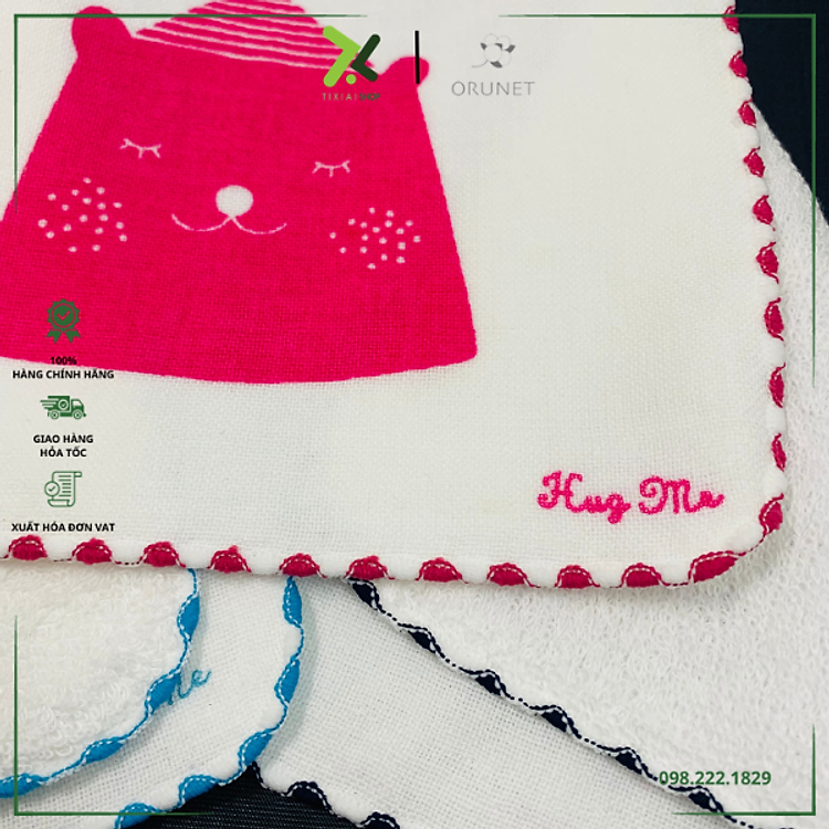 Khăn gạt em bé Orunet Nhật Bản Chính hãng Ưu đãi - Hình ảnh 3