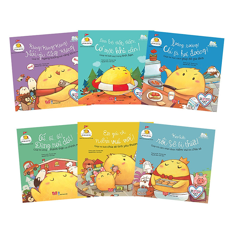 Combo Gà Con Lon Ton Mới Nhất (6 Cuốn)