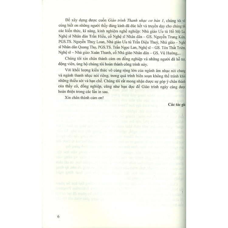Giáo trình Thanh nhạc cơ bản 1 - Võ Thị Thu Hoài, Trần Thị Thu Hà, Bùi Tuần Giang - Ảnh 5