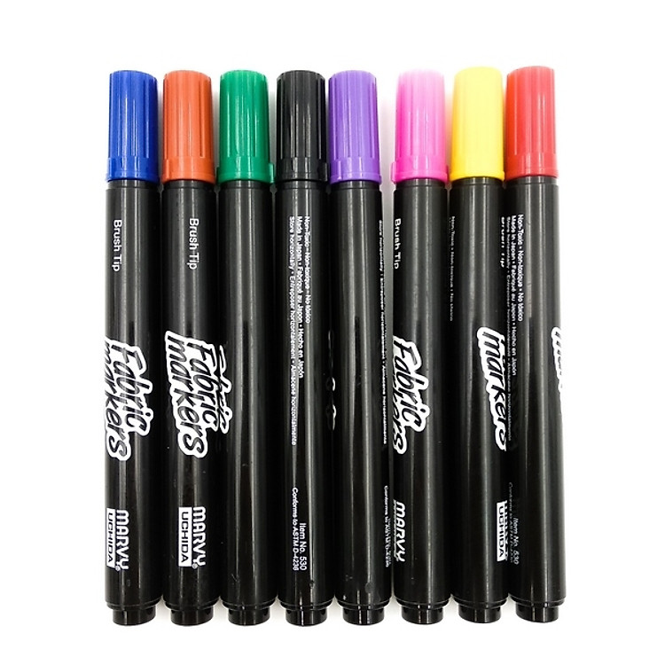 Bộ 8 Cây Bút Vẽ Vải Marvy 520