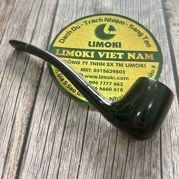 Tẩu Thuốc Sừng Trâu Đen Cổ Điển - Ảnh 6