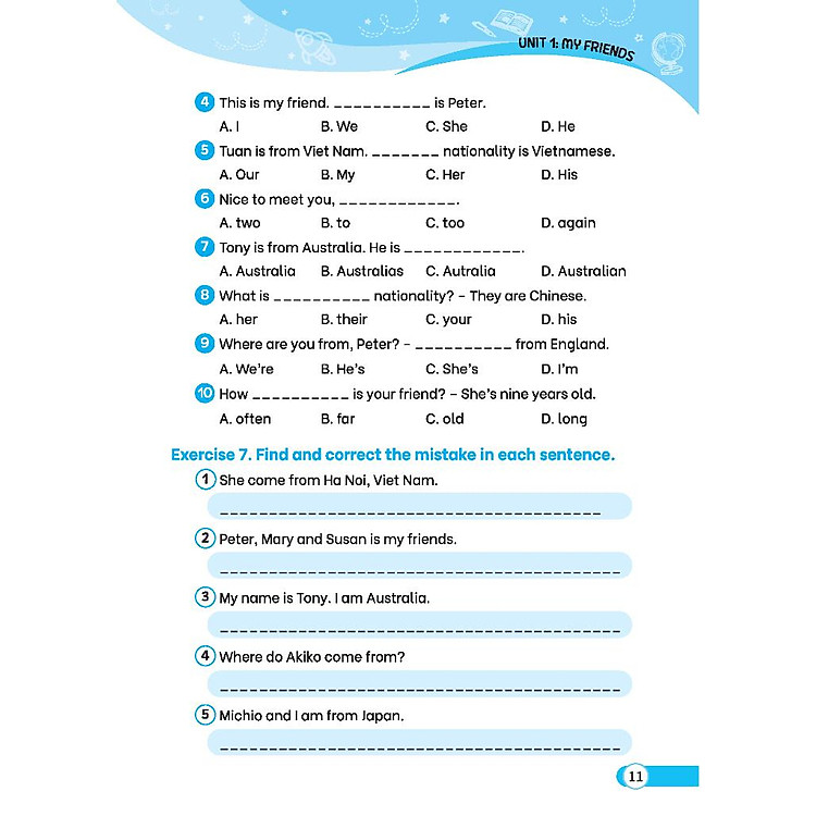 Global Success - Bộ Đề Kiểm Tra Tiếng Anh Lớp 4 (Tập 1) - Ảnh 4