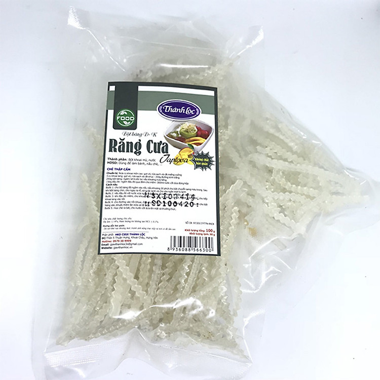 Combo 2 gói Bột báng (Răng cưa) G200g/10