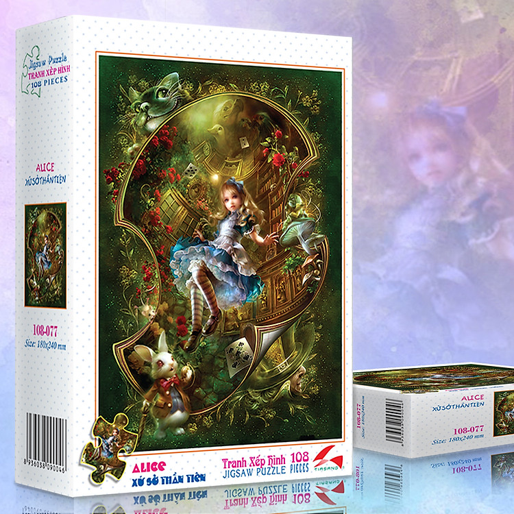 Mua tại Tiki: Mua Tranh xếp hình Tia Sáng Alice - 108 mảnh Chính hãng Tiết kiệm