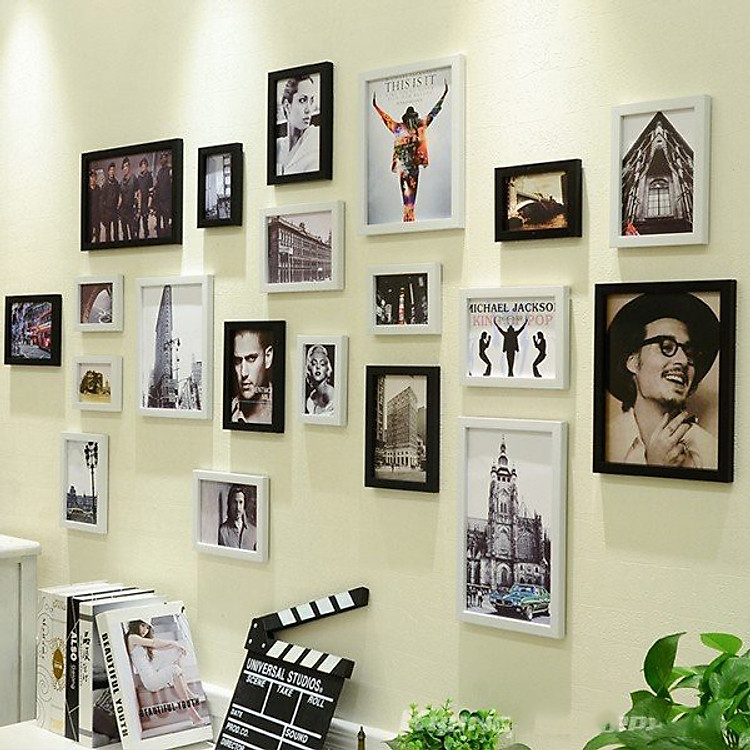 Bộ 20 Khung ảnh Composite Treo Tường Phòng Khách KA2002