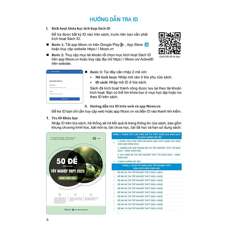 50 Đề Minh Họa Tốt Nghiệp THPT 2025 - Môn Sinh Học - Ảnh 6