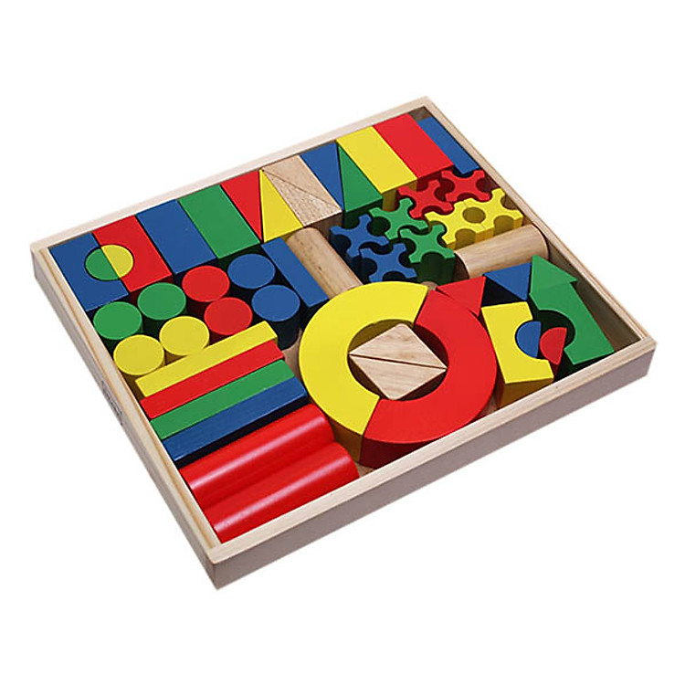 Bộ Xếp Hình XD 51 Chi Tiết Sơn Màu Minh Thành